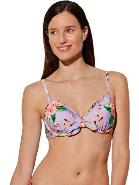 Ysabel Mora Bikini Top με Ενίσχυση Floral Πολύχρωμο 82271
