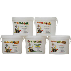 Evia Parrots Natural Vegetable Formula Μaintenance 2kg