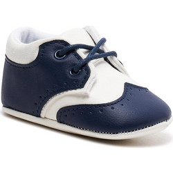 Mayoral Βρεφικά Sneakers Αγκαλιάς Λευκά Navy Μπλε 24-09735-018
