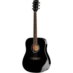 Harley Benton D-120 Lefthanded Black