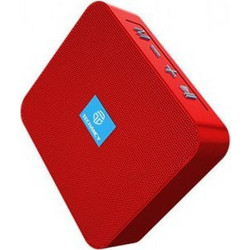 Techancy TF34005 Ηχείο Bluetooth 5W με Ραδιόφωνο Κόκκινο