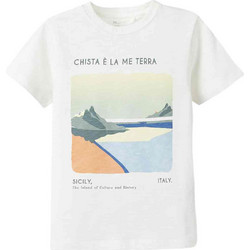 Zippy Παιδικό T-Shirt Κοντομάνικο Εκρού ZKBAP030324004
