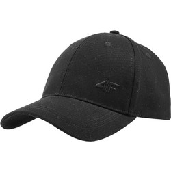 4F Καπέλο Jockey Υφασμάτινο Μαύρο 4FWSS24ACABU271-20S