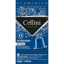 Cellini Κάψουλες Espresso Interpido Συμβατές με Μηχανή Nespresso 10τμχ