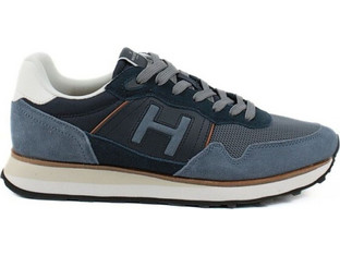 Hackett London Telfor Varsity Ανδρικά Sneakers Navy Μπλε HMS21386-595
