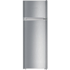 Liebherr CTele 2931 Δίπορτο Ψυγείο 270lt Υ157.1xΠ55xΒ63cm Inox