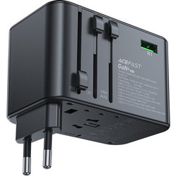 Acefast Z1 Φορτιστής Χωρίς Καλώδιο με 2 Θύρες USB-A & 3 Θύρες USB-C 75W Black