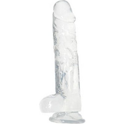 Toyz4lovers Real Rapture Natural Living Fire Passion Large Ρεαλιστικό Dildo με Βεντούζα & Όρχεις Clear