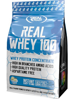 Real Pharm Real Whey 100 Caramel Πρωτεΐνη Ορού Γάλακτος Γράμμωσης 2kg