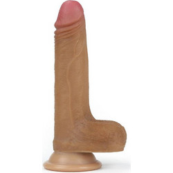 Lovetoy Nature Cock Ρεαλιστικό Dildo με Βεντούζα & Όρχεις 18cm Καφέ