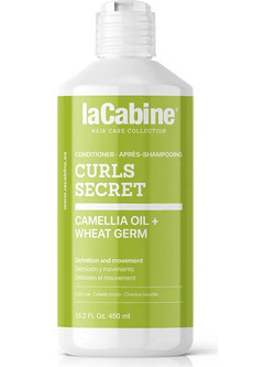 LA Cabine Curls Secret Conditioner για Όγκο & Επανόρθωση για Σγουρά Μαλλιά 450ml