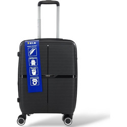 RCM 815-20 Βαλίτσα Καμπίνας 55x40x20cm με 4 Ρόδες Μαύρη