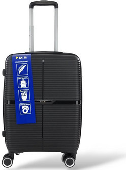RCM 815-20 Βαλίτσα Καμπίνας 55x40x20cm με 4 Ρόδες Μαύρη