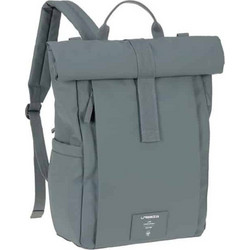 Laessig Rolltop Up Τσάντα Αλλαξιέρα Πλάτης Ανθρακί