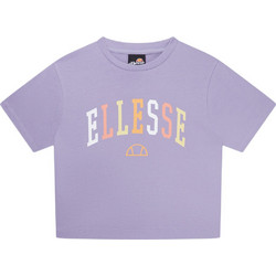 Ellesse Παιδικό Crop Top Κοντομάνικο Λιλά S4V20098-305
