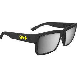SPY Montana 648478821491 Αθλητικά Ανδρικά Γυαλιά Ηλίου Τετράγωνα Κοκάλινα Μαύρα με Γκρι Καθρέπτη Φακό