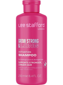 Lee Stafford Grow Strong & Long Activation Σαμπουάν για Επανόρθωση για Ταλαιπωρημένα Μαλλιά 250ml