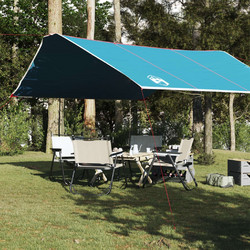 vidaXL Σκίαστρο Παραλίας Μπλε 420x440cm 94677