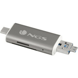 NGS Allyreader Card Reader OTG USB-C USB-A & micro USB 2.0 για SD / microSD