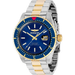 Invicta Pro Diver Ανδρικό Ρολόι Αυτόματο με Ασημί Χρυσό Μεταλλικό Μπρασελέ 36788