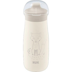 Nuk Mini-Me Sip Παγούρι Ανοξείδωτο Fox White 300ml