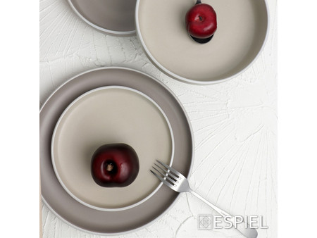 Espiel Πιάτο Ρηχό Κεραμικό Mood Grey 27cm ATA120K6