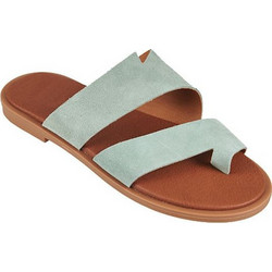 Elenross Γυναικεία Σανδάλια Suede Βεραμάν GS06785W
