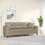 vidaXL Τριθέσιος Καναπές Microfiber 210x77x80cm 3200977