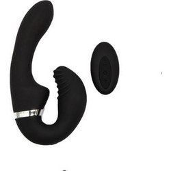 Lealso Clit Vibrator Δονητής για Ζευγάρια με Τηλεχειριστήριο 17.5cm Μαύρος