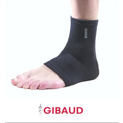 Gibaud Αθλητική Επιστραγαλίδα Ελαστική Μαύρη 5032