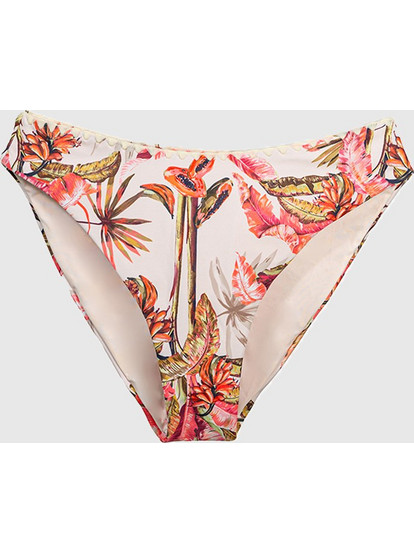 Solano Bikini Slip Floral Μπεζ Κόκκινο 30-3400