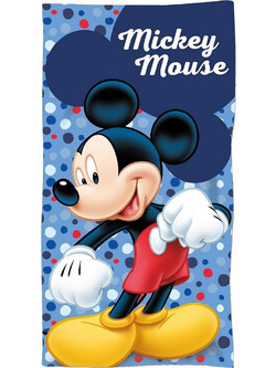 SUMMERtiempo Mickey Mouse Παιδική Πετσέτα Θαλάσσης Microfiber Μπλε 70x140cm 623035