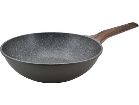 Ankor Wok Αλουμινίου Αντικολλητικό Επίστρωση Πέτρας 28cm 245-28