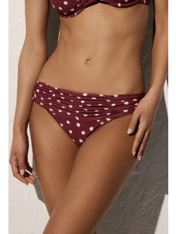 Ysabel Mora Bikini Slip Μπορντό 82658