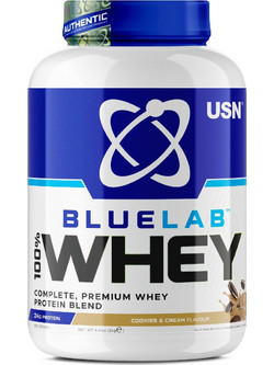 USN BlueLab 100% Whey Premium Cookies & Cream Πρωτεΐνη Ορού Γάλακτος Γράμμωσης 2kg