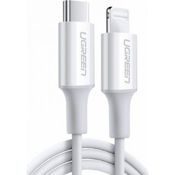 Ugreen US171 USB-C to Lightning Cable 18W 1m White 10493