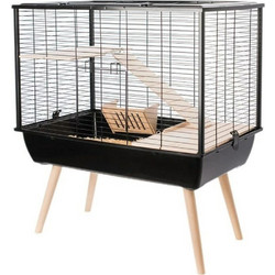 Zolux Neo Muki Large Κλουβί για Χάμστερ Μαύρο 48x78x58cm