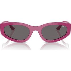 Vogue VO5585S 316087 Γυναικεία Γυαλιά Ηλίου Cat Eye Κοκάλινα Ροζ με Μαύρο Polarized Φακό