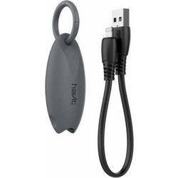 Havit H651 Keychain USB-A to Lightning Cable 0.22m Grey 6939119015374