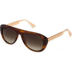 Lozza SL4255 0710 Γυναικεία Γυαλιά Ηλίου Aviator Κοκάλινα Ταρταρούγα με Καφέ Φακό