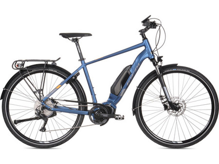 Ideal Futour E610 Gts 2024 Ηλεκτρικό Ποδήλατο Trekking 28" 250W με 10 Ταχύτητες και Δισκόφρενα Μπλε
