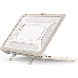 Sonique Icy Guardian Κάλυμμα Laptop για Apple MacBook Air 13" 2018/2020 Beige