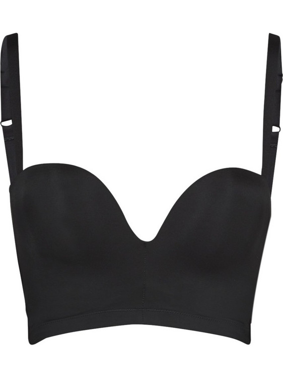 Wonderbra Ultimate Σουτιέν για Βαθύ Ντεκολτέ Push Up χωρίς Μπανέλα Μαύρο W0BHM-001