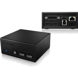 Icy Box IB-DK2401AC Docking Station με HDMI 4K Ethernet
