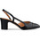 Envie Shoes Γόβες Slingback Δερμάτινες με Χοντρό Χαμηλό Τακούνι Μαύρες E02-19050-34