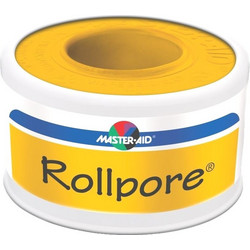 Master Aid Rollpore Χάρτινη Επιδεσμική Ταινία 2.5cm x 5m