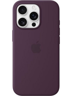 Apple Silicone MagSafe Back Cover Plum (iPhone 16 Pro)