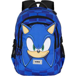 Karactermania Sonic the Hedgehog Sight Σχολική Τσάντα Πλάτης Δημοτικού Μπλε 06572