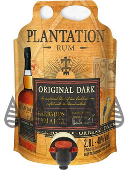 Planteray Original Dark Rum Eco Pouch Ρούμι Ασκός 40% 2800ml