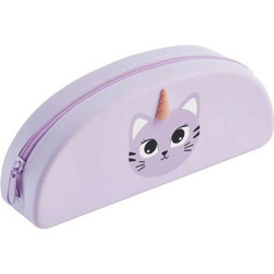 Miquelrius Puppies Cat Κασετίνα Βαρελάκι Λιλά 8422593165829